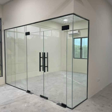 MẪU CỬA BẢN LỀ ÂM SÀN 2 CÁNH ĐẸP