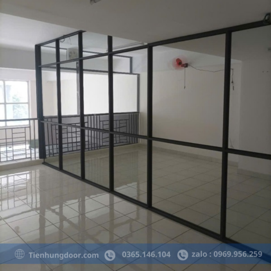 VÁCH NGĂN NHÔM KÍNH PHÒNG NGỦ 